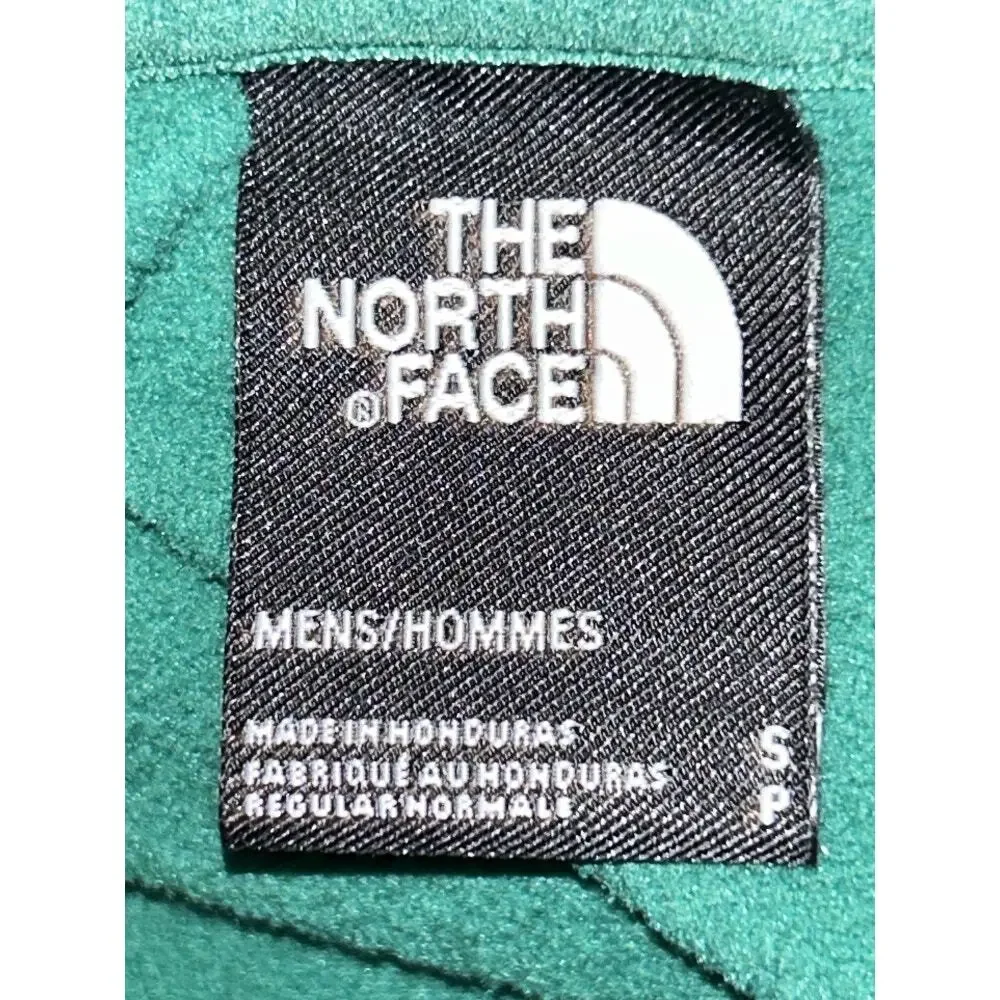 The North Face Fleece 1/4 Zip Long Sleeve Green Pullover Small